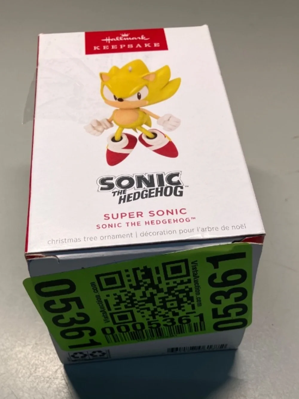 3 AVAILABLE Hallmark Super Sonic Ornament in Yellow and Red